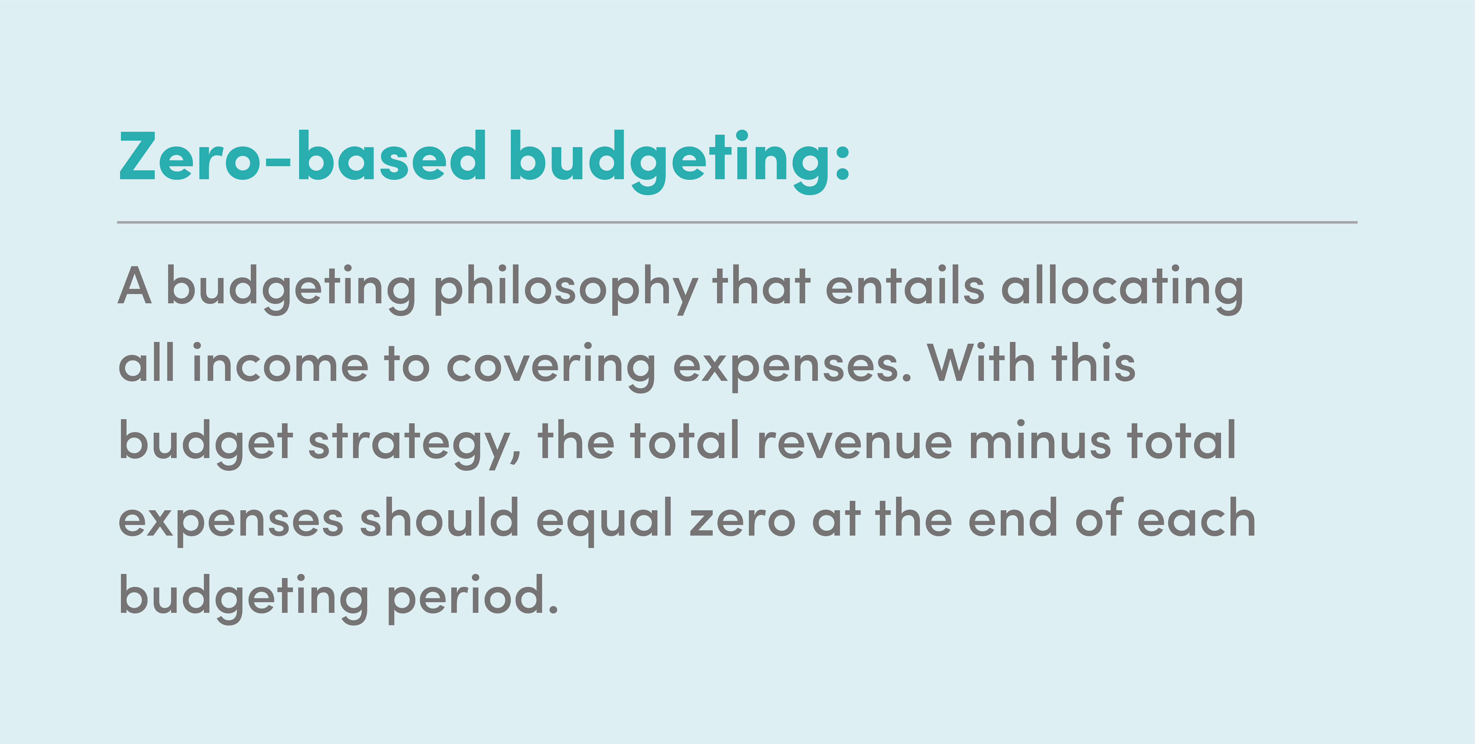 Zero-based-budgeting